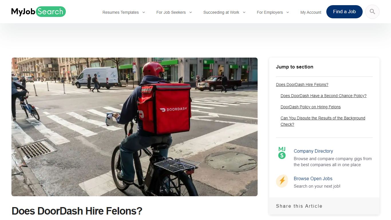 Does DoorDash Hire Felons? In Certain Cases - Here's When